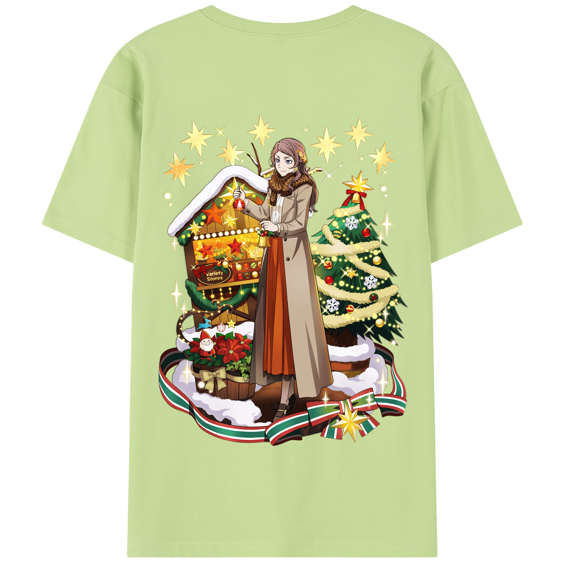 （画像用） 文豪ストレイドッグス Bungo Stray Dogs 綿100％半袖Tシャツ（背面プリント）